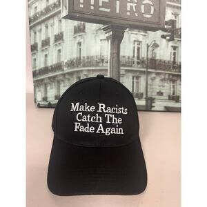 Anti Trump MAGA Parody Hat, Make Racists Afraid Again Unisex Embroidered Dad Hat